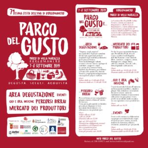 Parco del Gusto locandina 2019 pag.1