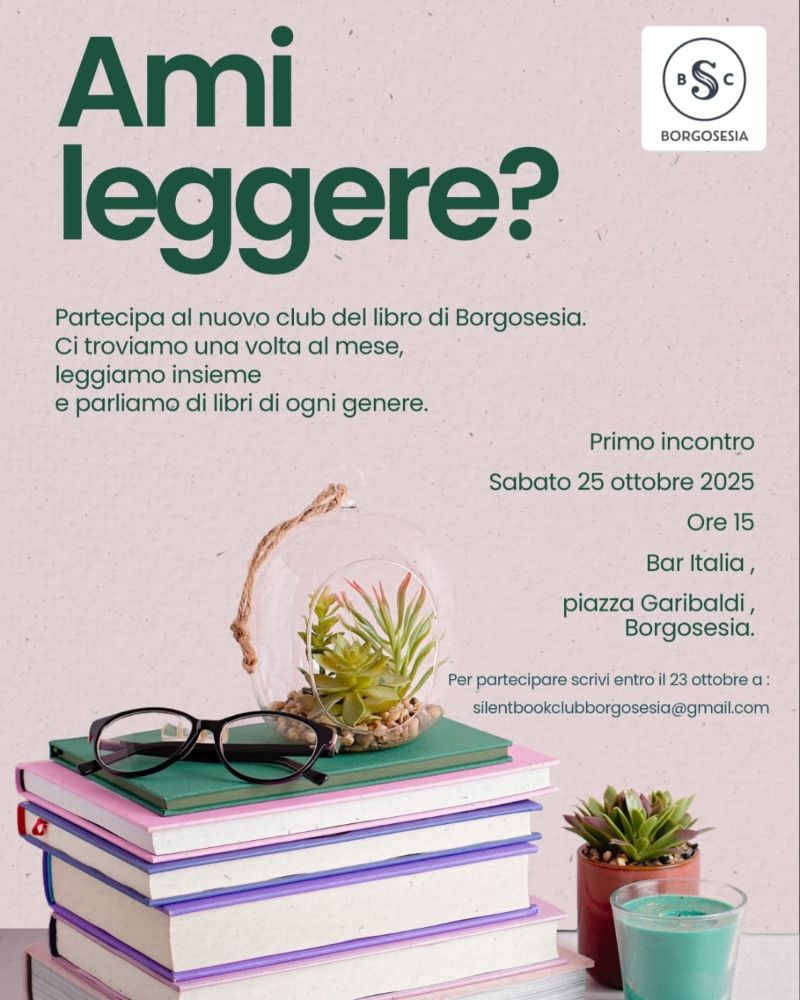 silent book club borgosesia