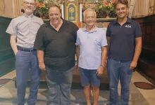 Don Pomi e organizzatori