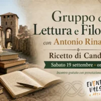 gruppo di lettura e filosofia ricetto di candelo eventivalsesia