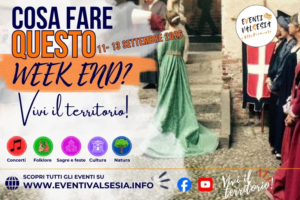 cosa fare nel week end 11-13 settembre eventivalsesia