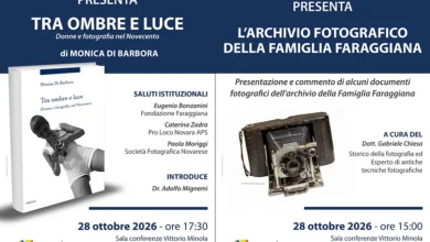 POMERIGGIO FOTOGRAFIA STORIA NOVARA FARAGGIANA