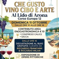 che gusto cibo vino arte Arona 11 ottobre 2026