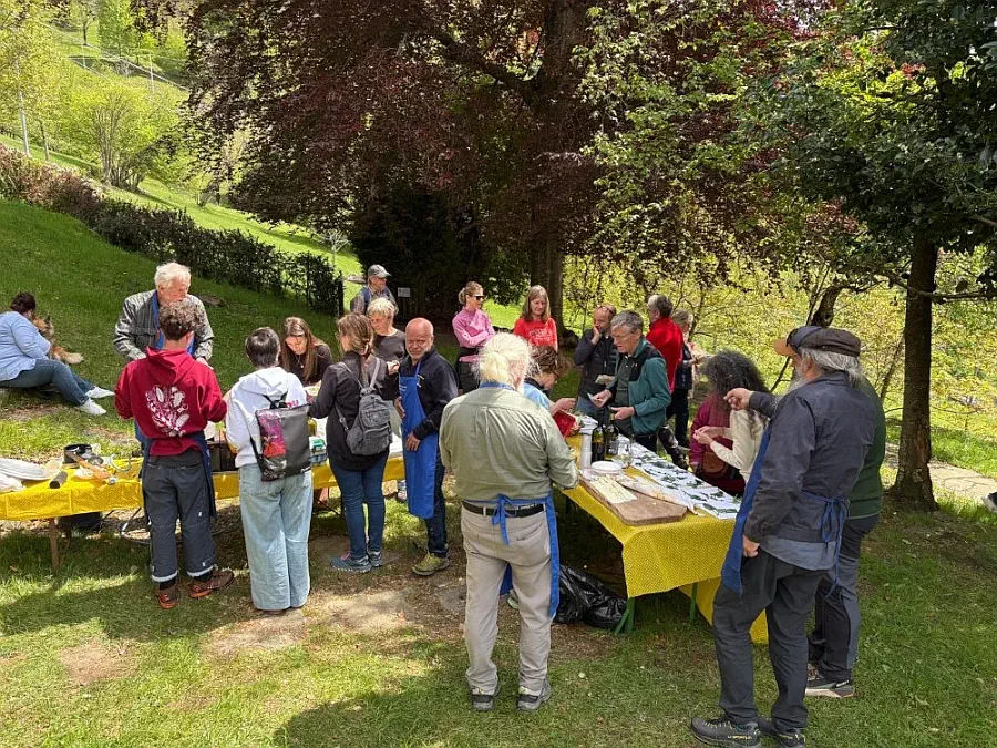 manifestazione di apertura del programma del Museo Carestia-Tirozzo_ la degustazione della zuppa di erbe