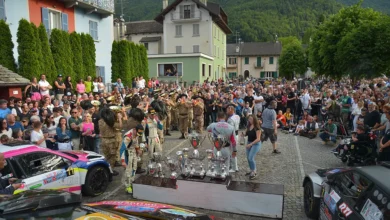 rally dell'ossola archivio foto